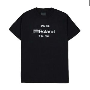 Roland Black Short Sleeve Tee